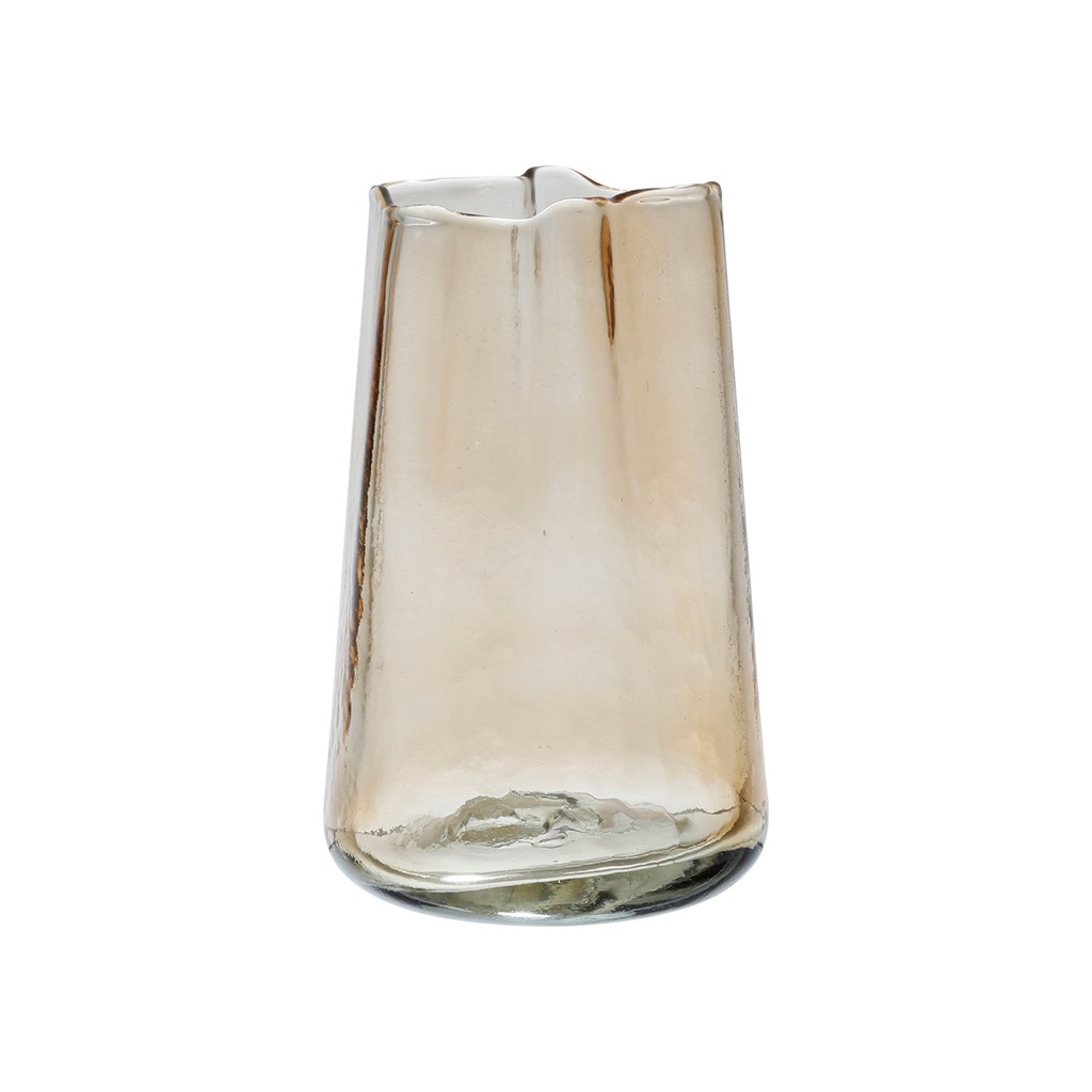 VASE BRONZE NUDE D13XH20 VERRE