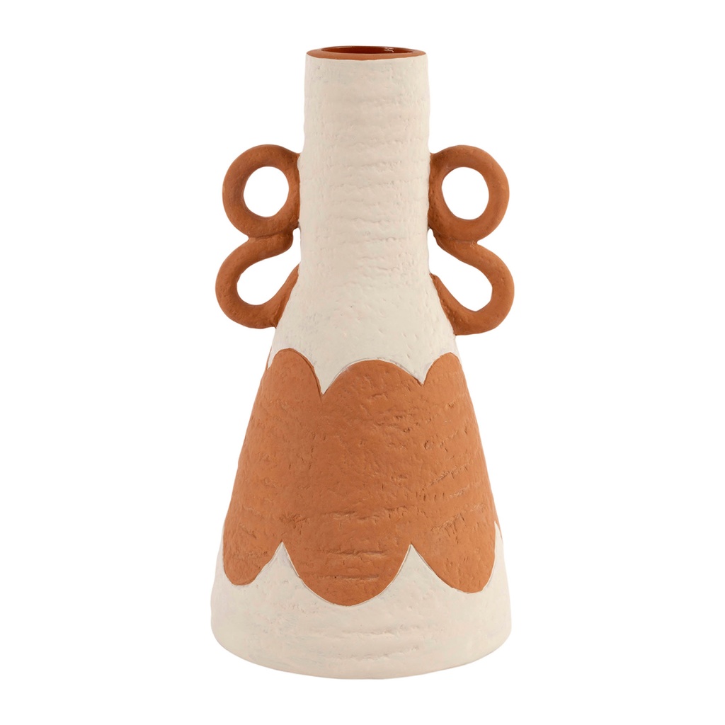 VASE MADERIA SABLE D13XH26CM