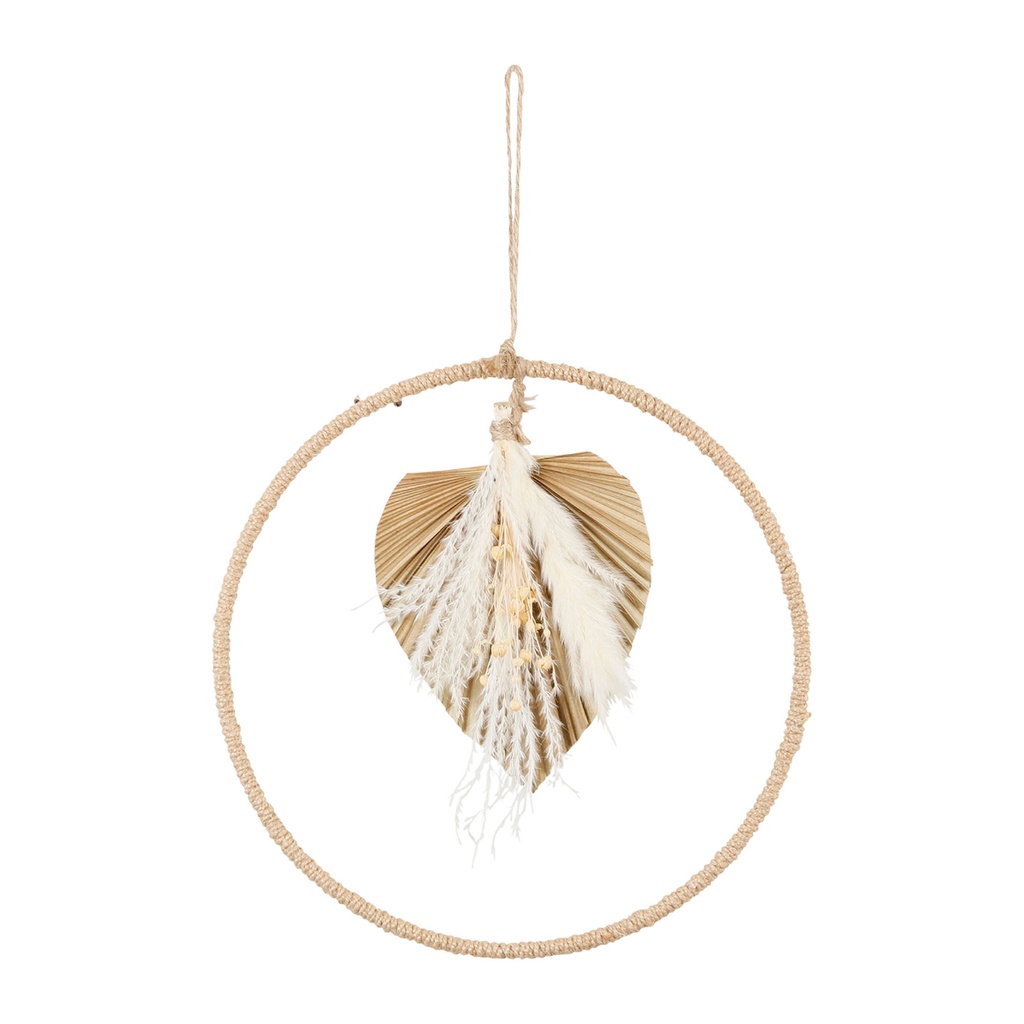 DECO SUSPEN PALMIER NAT D30.5