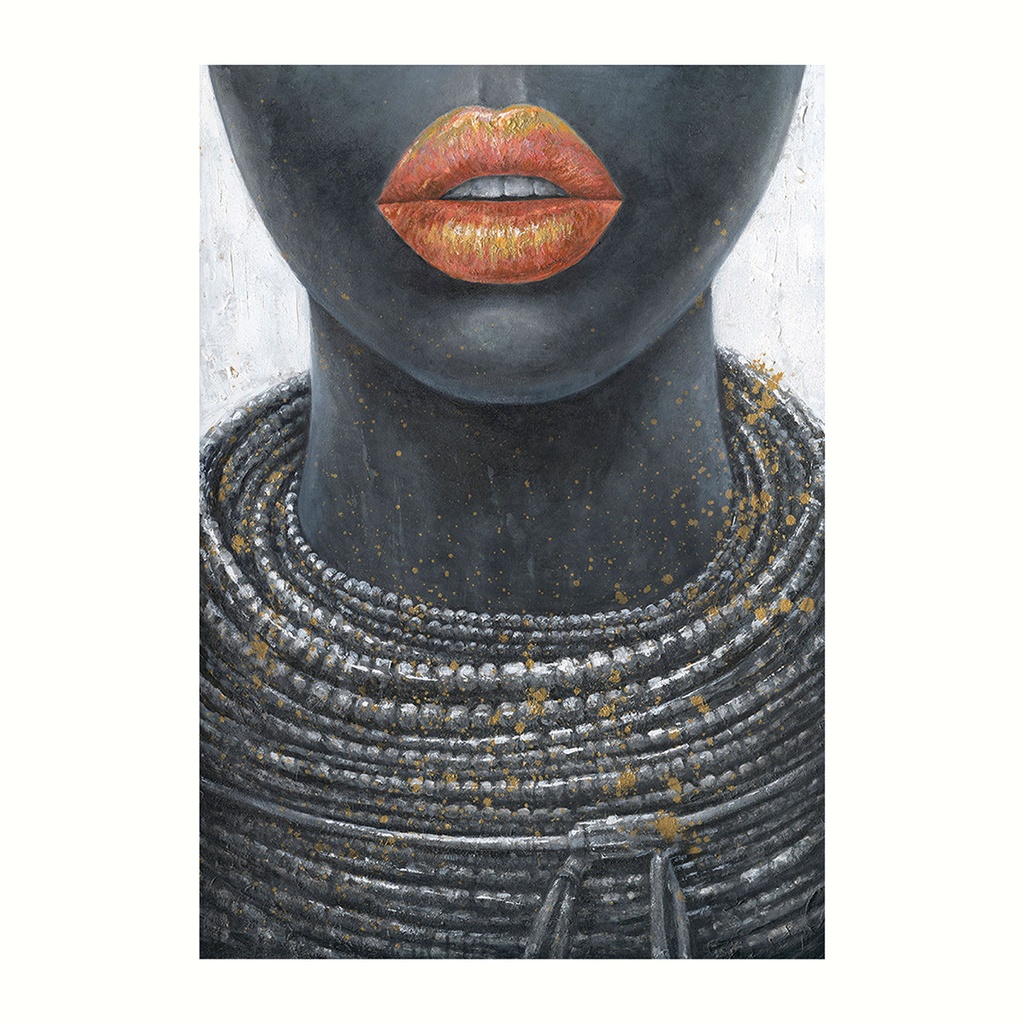 TABLEAU COLLIER NOIR 70X100CM 