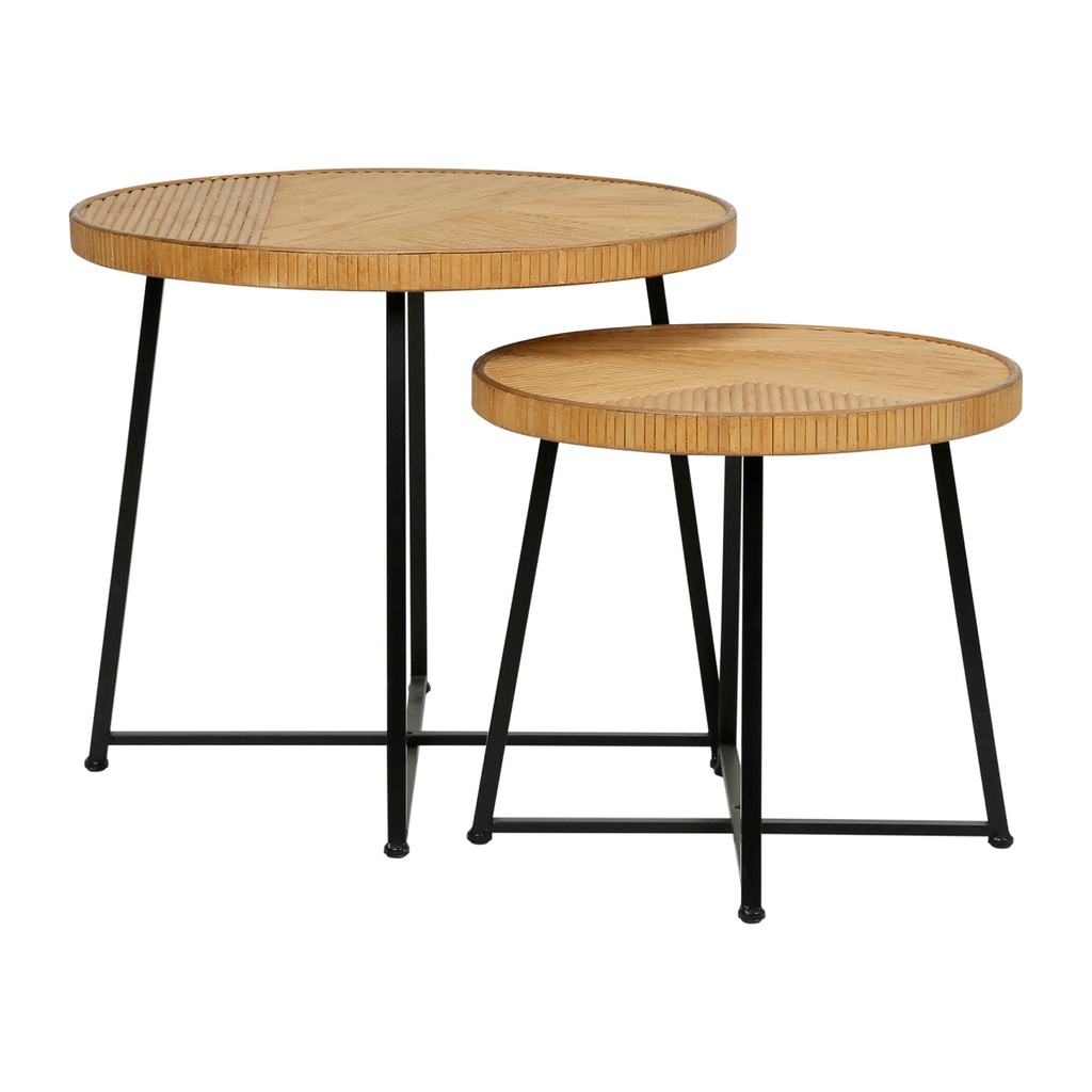 TABLE BASSE SET DE 2 SAORI NT H50/40