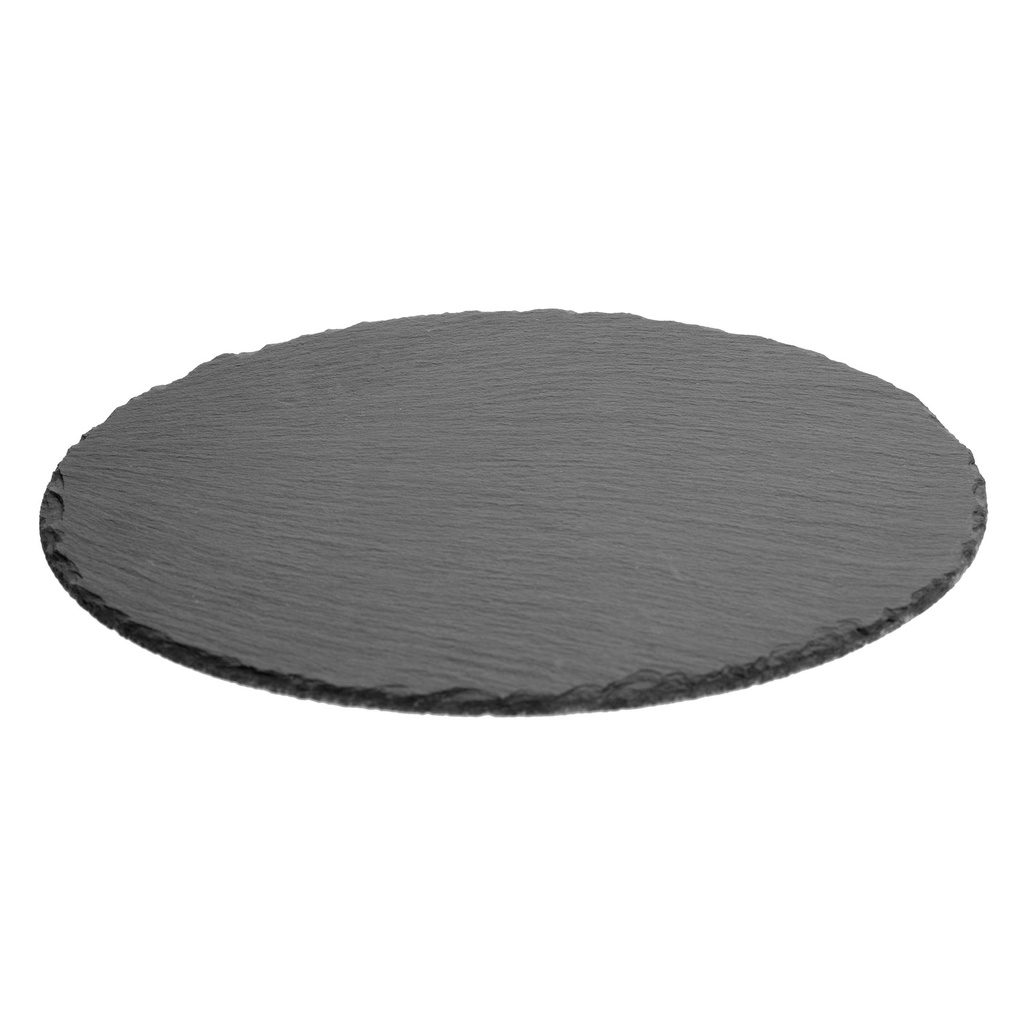 ASSIETTE PRESENTATION D28CM ARDOISE GRIS