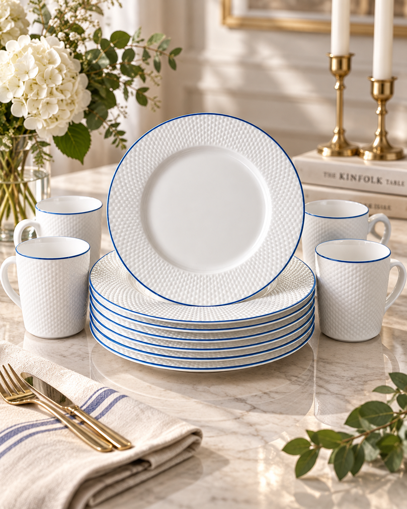 Set de Table Tresse Rond D38cm Pp Beige