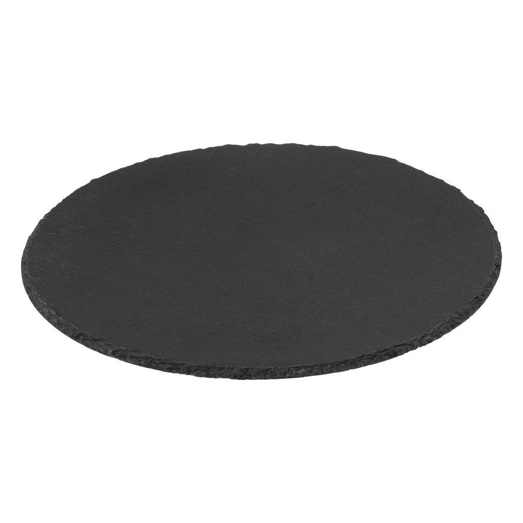 PLATEAU TOURNANT D32CM ARDOISE GRIS FONCE