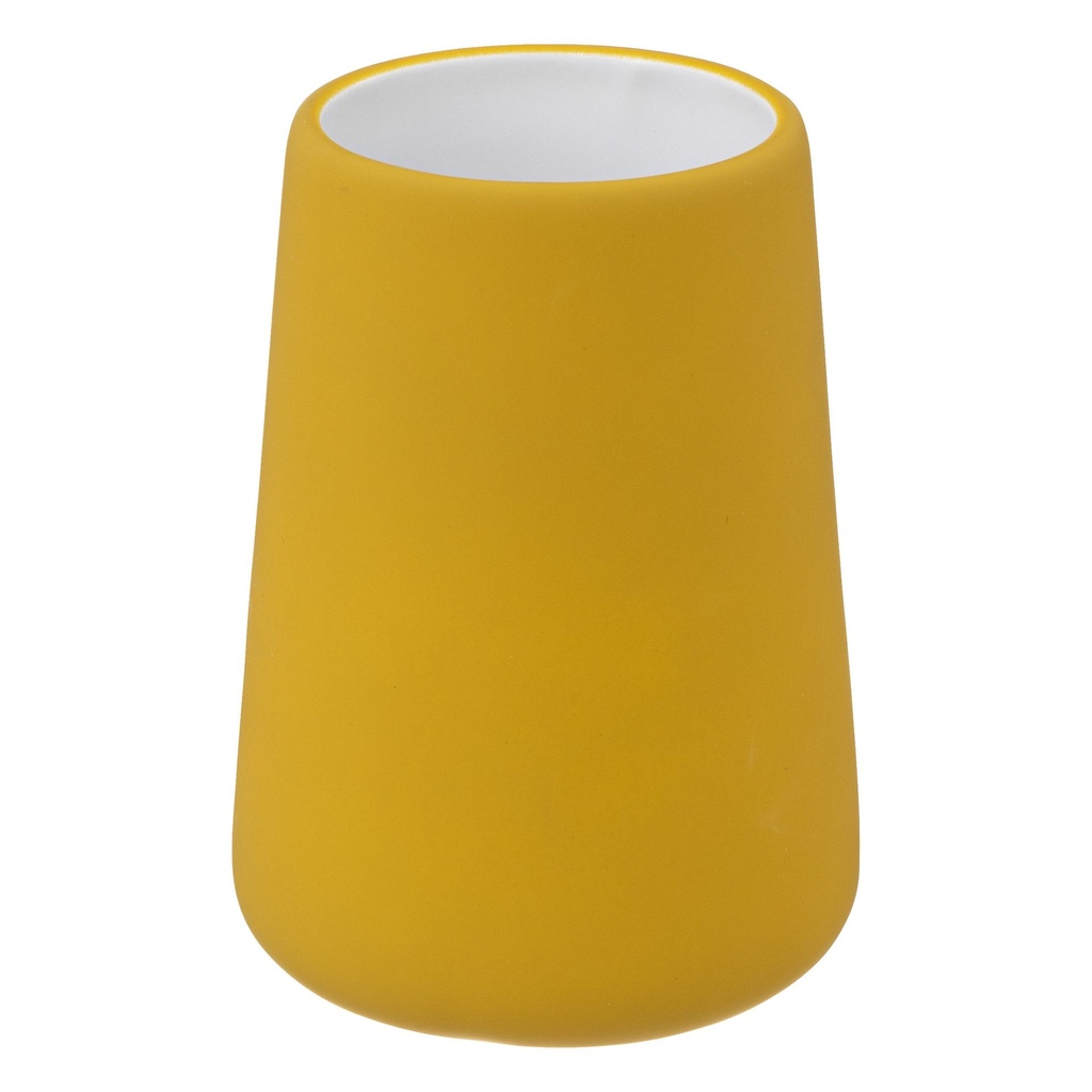GOBELET RUBBER 8.3X11.8CM JAUNE