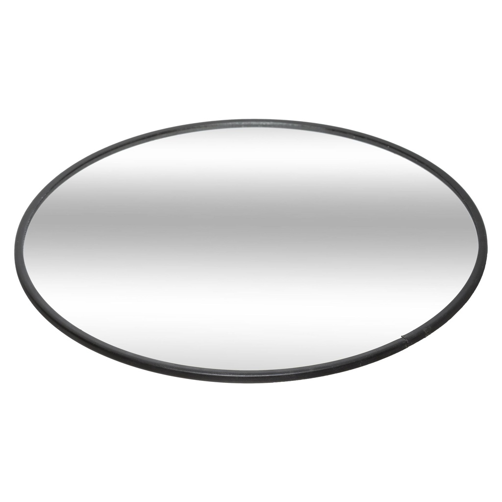 PLATEAU BOUGIE MIROIR ROND D20CM 4CL ASSORTI