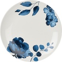 ASSIETTE PORCELAINE 20.5X2CM 3 ASSORTI