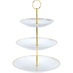 PRESENTOIR PORCELAINE 3 ETAGES 16.5CM/20CM/24CM