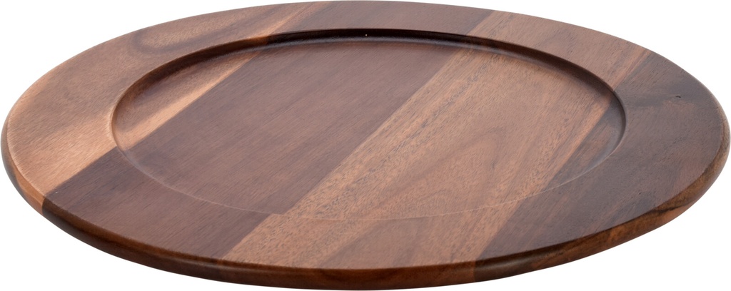 SOUS PLAT 35CM BOIS D'ACACIA