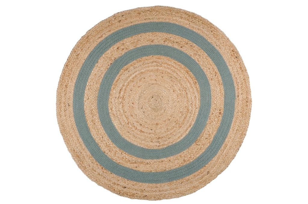 TAPIS MAORI D.90 CM
VERT 80%JUTE 20%CO