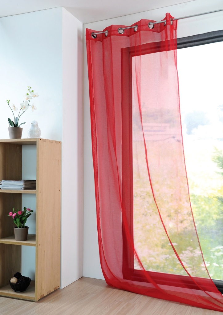 VOILE MONNA 135X260
ROUGE - 100% PE