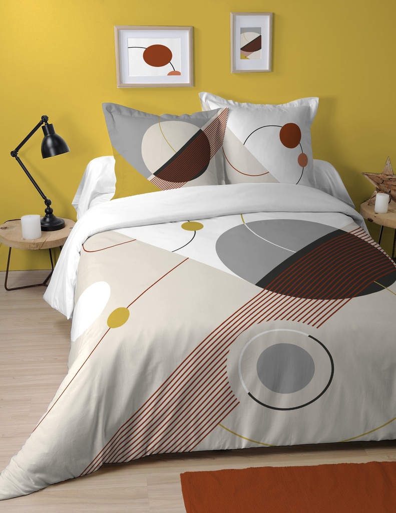 PARRURE DE LIT CHROMA HC 240X220+2T63X63
100%CO