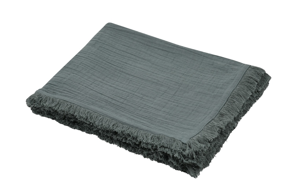 PLAID MANISA 125X150
VERT 100%CO