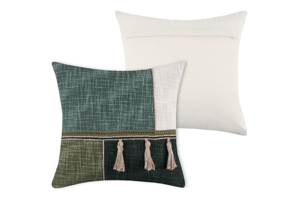 COUSSIN VIBES 40X40
VERT 98%CO 2%JU