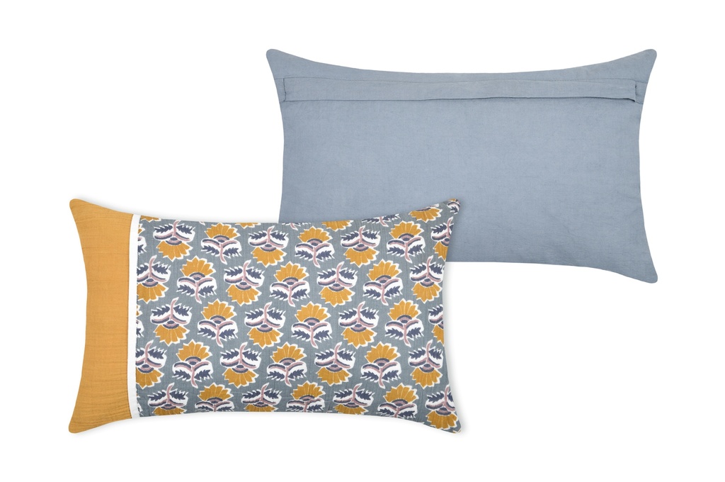 COUSSIN SUNDA 30X50
INDIGO 100%CO