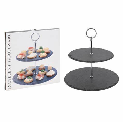 ETAGERE 2  COUCHES ARDOISE