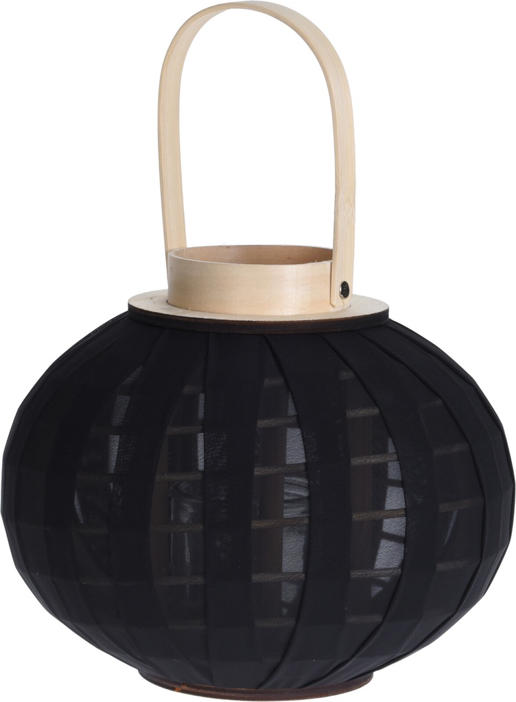 LANTERNE TISSU ROND 25X21CM