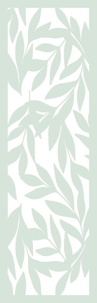 Toile susp 30X97 Feuillage