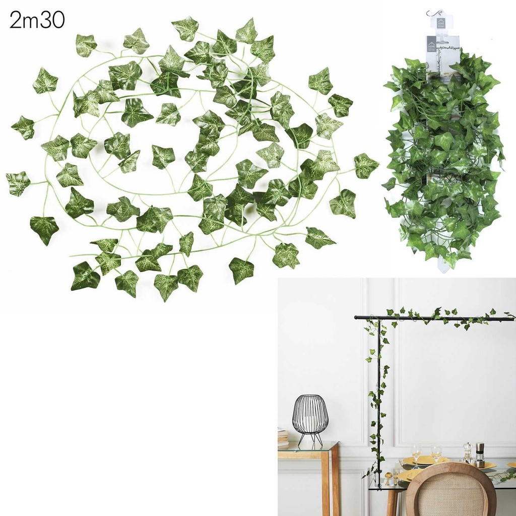 GUIRLANDE DE LIERRE ARTIFICIEL L2.3M M24