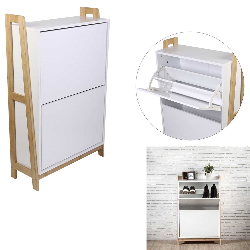 MEUBLE A CHAUSSURE BLANC