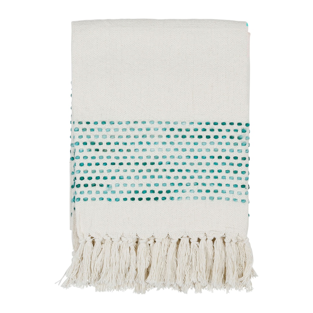 PLAID COURBA EMERAUDE 170X130