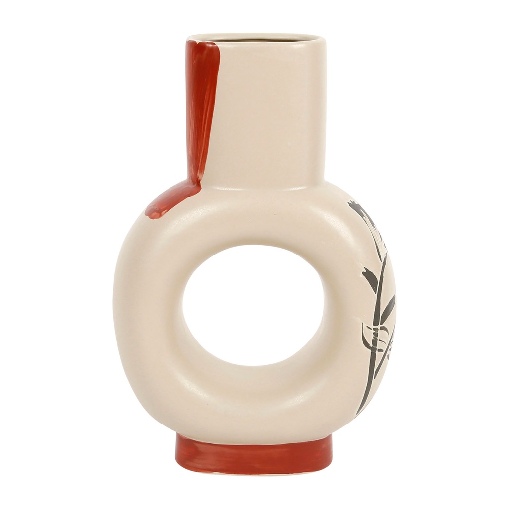 VASE ETERRA BEIG+TERRA 18X8H28