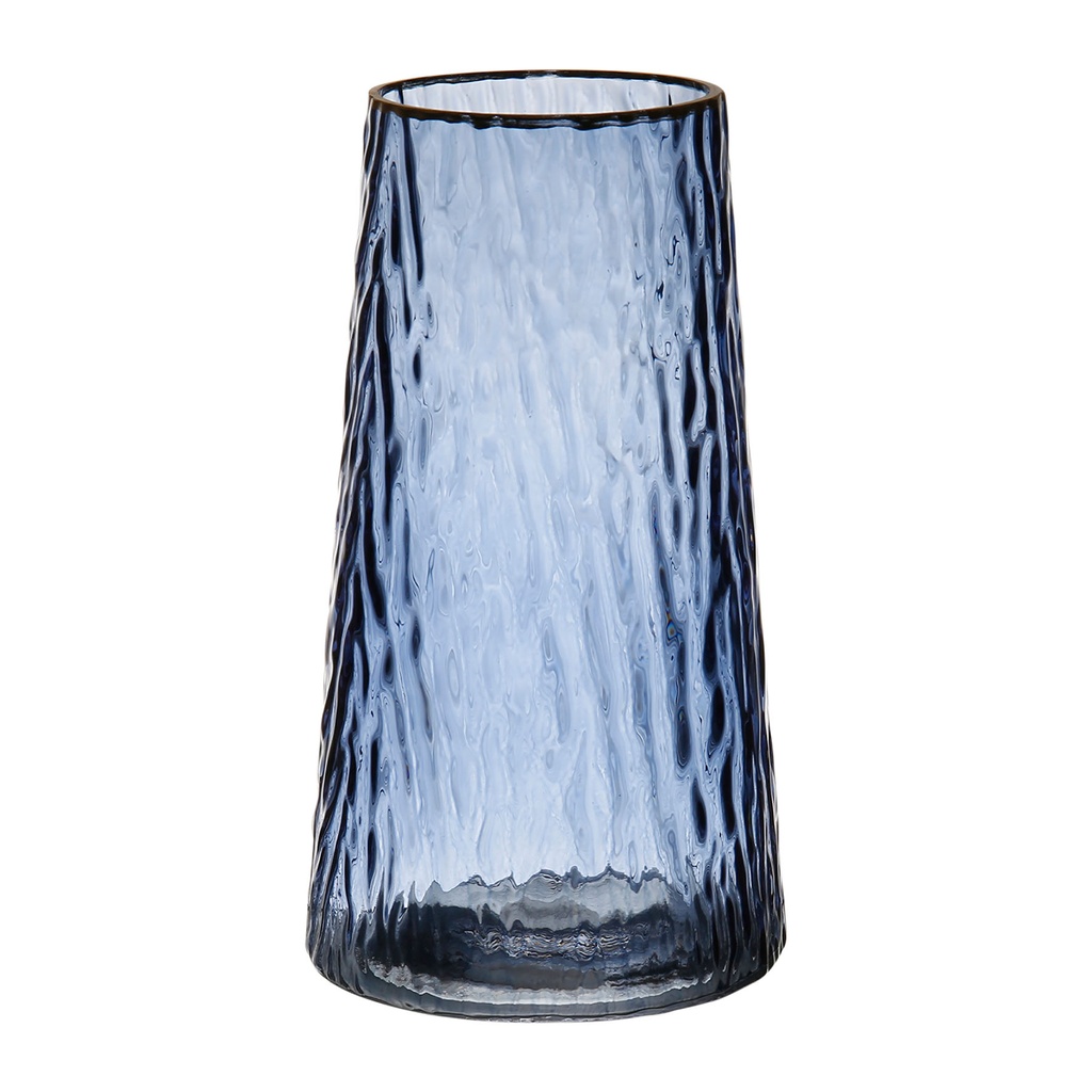VASE AMORE BLE D10.5XH20 VERRE