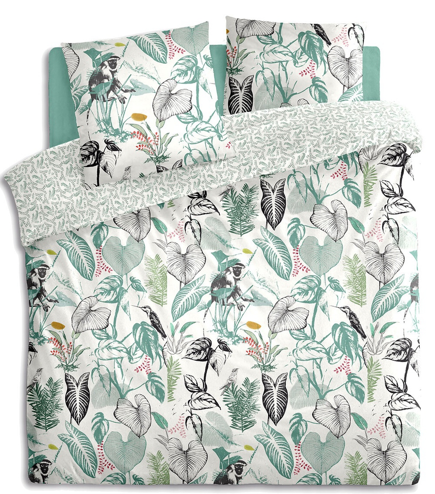 PARRURE DE LIT TWIN BED HC 240X220+2T65X65
100%COTON