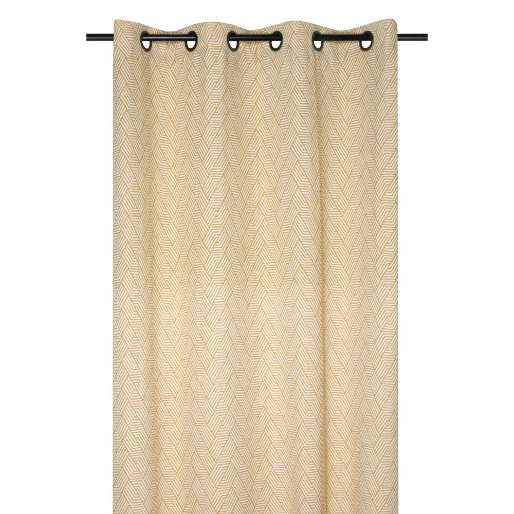 Rideau Sirius Moutarde 140x260