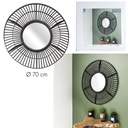 Miroir Noir Sauvage D70cm