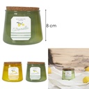 BOUGIE CITRONNELLE POT BAIN DE SOLEIL H8CM