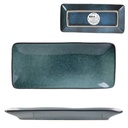 COUPELLE RECTANGLE GRES DU TEMPS 10X22CM BLEU M12