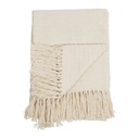 PLAID COURBA BLANC 170X130CM
