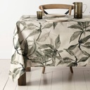 NAPPE FEUILLES VERT GIRS 260X160