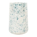 VASE LISLA BLC+TRQ D17.5H28.5